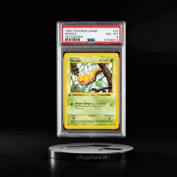 1999 POKEMON GAME #69 WEEDLE 1ST EDITION PSA 8