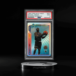 1996 Topps Mystery Finest Bordered Refractor Michael Jordan #M14 PSA 9 MINT