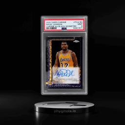 2025 Topps Chrome Autograph Black Geometric Magic Johnson #TCA-MJ 4/10 PSA 9