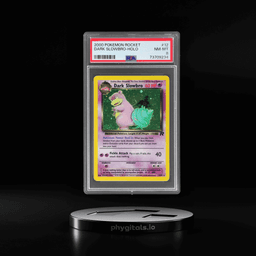 2000 Pokemon Team Rocket Holo Dark Slowbro #12 PSA 8