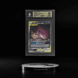 2019 Pokemon Sun and Moon Team Up Gengar/Mimikyu Gx #165 BGS 10