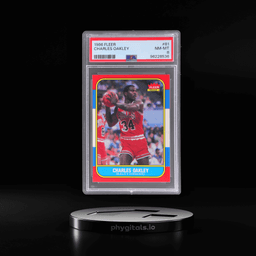1986 Fleer Charles Oakley #81 PSA 8