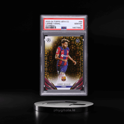 2023 Topps UEFA Club Competitions Starball Lamine Yamal ROOKIE #64 PSA 10 GEM MINT