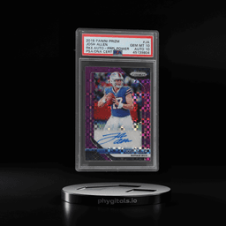 2018 Panini Prizm Rookie Autograph Purple Power Josh Allen #RA-JA 44/49 PSA 10