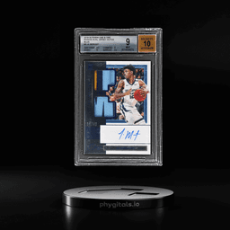 2019 Panini One and One Rookie Dual Jersey Autograph Blue Ja Morant #RDJAJMT 15/49 BGS 9
