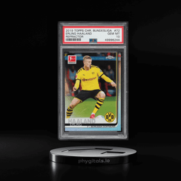 2019 Topps Chrome Bundesliga Refractor Erling Haaland ROOKIE #72 PSA 10 GEM MINT