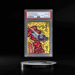 2023 Panini Absolute Kaboom! Horizontal Gold Justin Jefferson #7 5/10 PSA 10