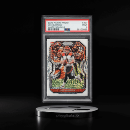 2020 Panini Prizm White Sparkle Joe Burrow ROOKIE #307 PSA 9 MINT