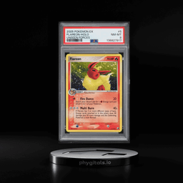 2005 Pokemon EX Unseen Forces Holo Flareon #5 PSA 8 NM-MT