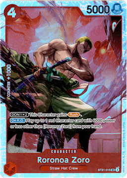2025 Roronoa Zoro (altArt) #15 EX Gear 5