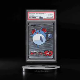 2001 Pokemon Japanese Meiji Promo Silver Foil Marill PSA 10 GEM MINT