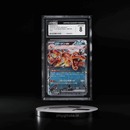 2023 Pokemon Japanese SV Ruler Of The Black Flame Holo Charizard ex #66 CGC 8 NM-MT
