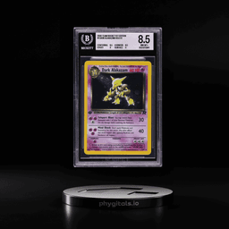 2000 Pokemon Team Rocket 1st Edition Holo Dark Alakazam #1 BGS 8.5 NM-MT+