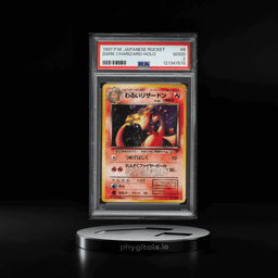 1997 Pokemon Japanese Rocket Gang Holo Dark Charizard #6 PSA 2 GD