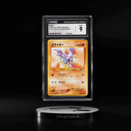 2000 Pokemon Japanese Gold Silver To A New World Gligar #207 CGC 9 MINT