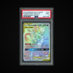 2019 Unified Minds Mewtwo & Mew GX #242 PSA 9