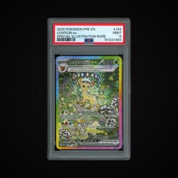 2025 Prismatic Evolutions Leafeon EX #144 PSA 9