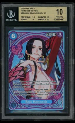 2026 Heroines Edition Boa Hancock #EB03-026 BGS 10