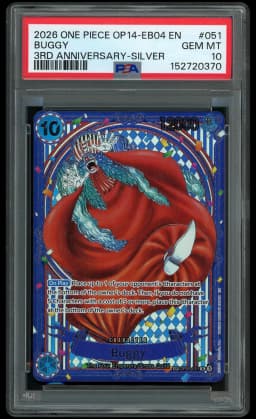 2026 The Azure Sea's Seven Buggy #OP09-051 PSA 10