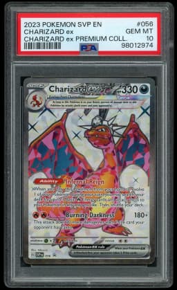 2023 Black Star Promo Charizard EX #56 PSA 10