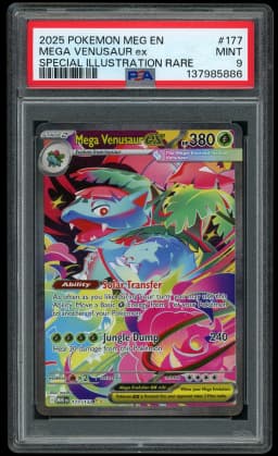 2025 Mega Evolution Mega Venusaur EX #177 PSA 9
