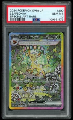 2024 Japanese Terastal Festival ex Leafeon EX #200 PSA 10