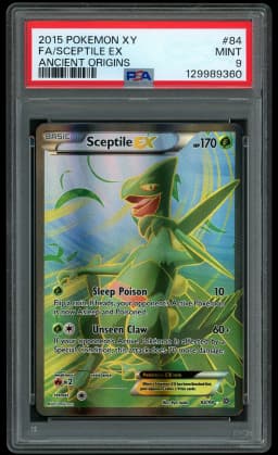 2015 Ancient Origins Sceptile EX #84 PSA 9