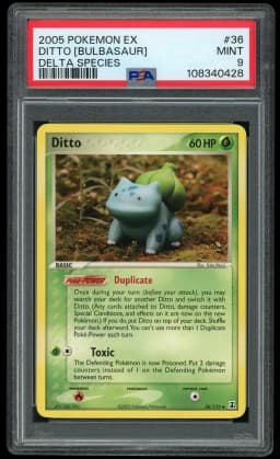 2005 Delta Species Ditto #36 PSA 9