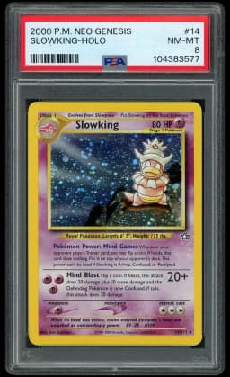 2000 Neo Genesis Slowking #14 PSA 8