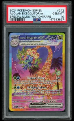 2024 Surging Sparks Alolan Exeggutor EX #242 PSA 10