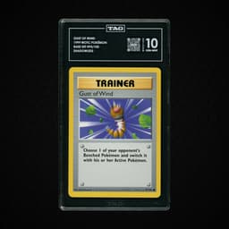 1999 Base Set Shadowless Gust of Wind #93 TAG 10