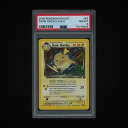 2000 Team Rocket Unlimited Dark Raichu #83 PSA 8