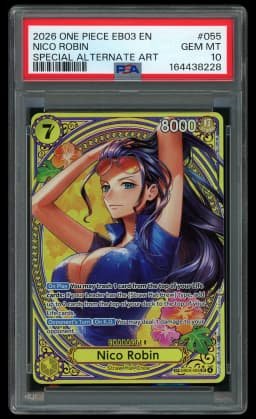 2026 Heroines Edition Nico Robin #EB03-055 PSA 10