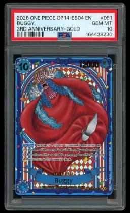 2026 The Azure Sea's Seven Buggy #OP09-051 PSA 10