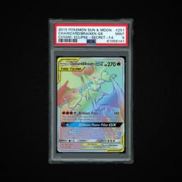 2019 Cosmic Eclipse Charizard & Braixen GX #251 PSA 9