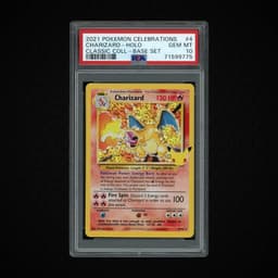 2021 Celebrations: Classic Collection Charizard #4 PSA 10