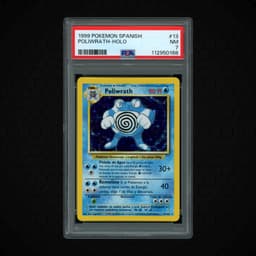 1999 Spanish Poliwrath #13 PSA 7