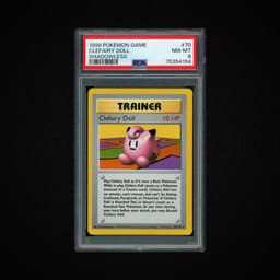 1999 Game Shadowless Clefairy Doll #70 PSA 8