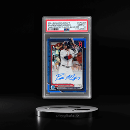 2024 Bowman Draft Chrome Prospect Autograph Blue Refractor Braden Montgomery #CPABM 16/150 PSA 10
