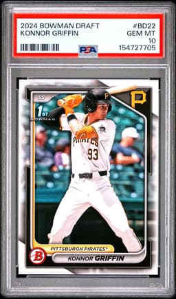 2024 Konnor Griffin #BD-22 Bowman Draft PSA 10.0