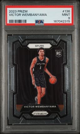 2023 Panini Prizm #136 Victor Wembanyama PSA 9