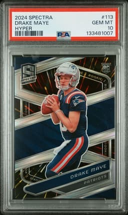 2024 Drake Maye #113 Spectra Hyper PSA 10.0