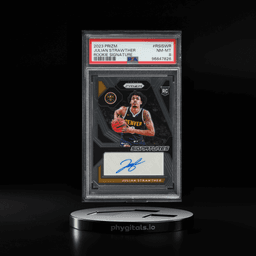 2023 Panini Prizm Signatures Julian Strawther ROOKIE AUTO #RSISWR PSA 8 NM-MT