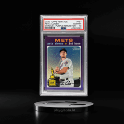 2020 Topps Heritage Chrome Purple Refractor Pete Alonso #THC457 PSA 10