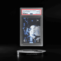 2025 Topps Black and White Blue Jacob Degrom #059 45/50 PSA 10