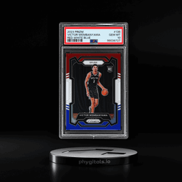 2023 Panini Prizm Red White and Blue Prizm Victor Wembanyama #136 PSA 10