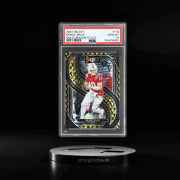 2024 Panini Select Premier Level Gold Dragon Scale Drake Maye #113 1/10 PSA 10