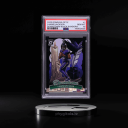 2025 Donruss Optic Downtown Black Pandora Lamar Jackson /25 #1 PSA 10 GEM MINT