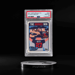 2021 Topps Project70 Keith Shore Atlanta Braves #691 /2257 PSA 10