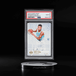 2023 Panini Court Kings Works In Progress Brandon Miller ROOKIE #3 PSA 10 GEM MINT